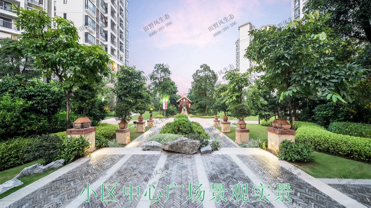 廣東惠州富力地產園林景觀工程